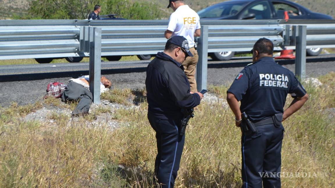 Lo mata vehículo ‘fantasma’, en carretera Saltillo-Monterrey
