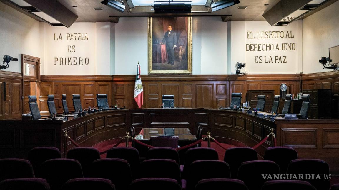 $!El interior de la Suprema Corte de Justicia de México.