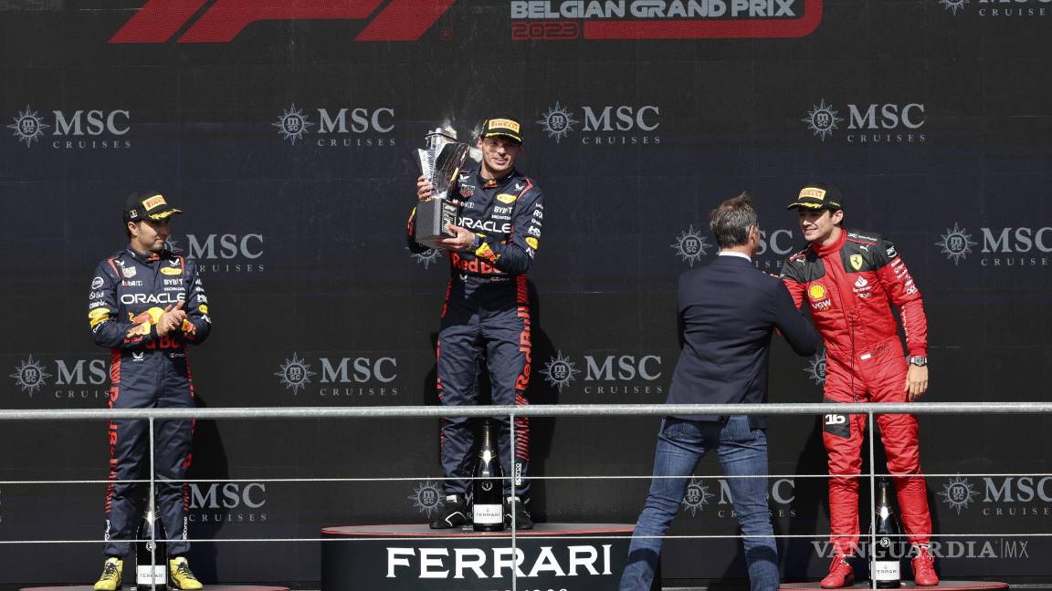 $!Con este segundo lugar, Checo Pérez logra su séptimo podio de la temporada 2023 en la Fórmula 1.