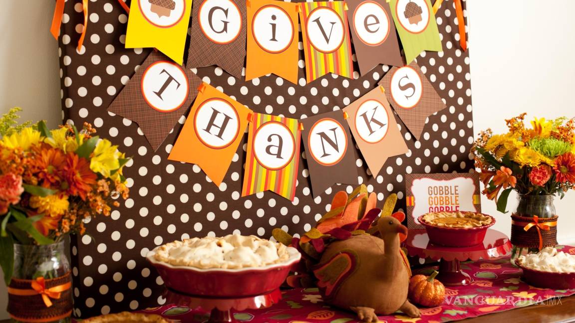 ¿Vas a celebrar Thanksgiving? Te damos ideas de decoración