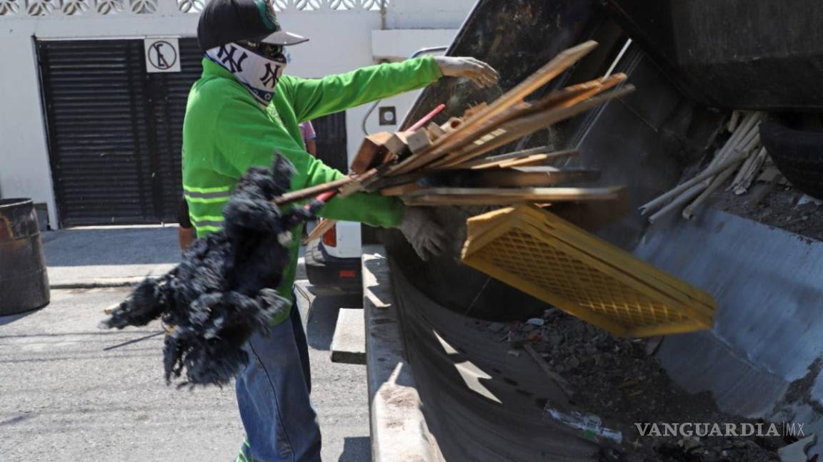 Saltillo: recogen 100 toneladas de ‘tiliches’ y basura