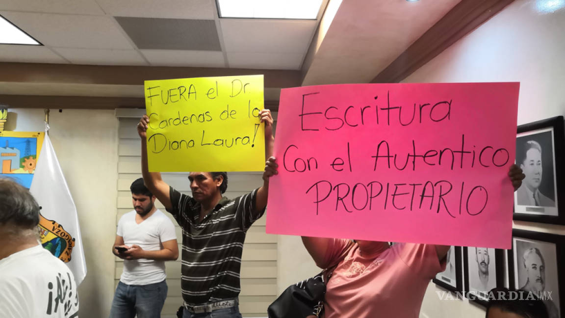 Protestan por predios de colonia Diana Laura en Frontera