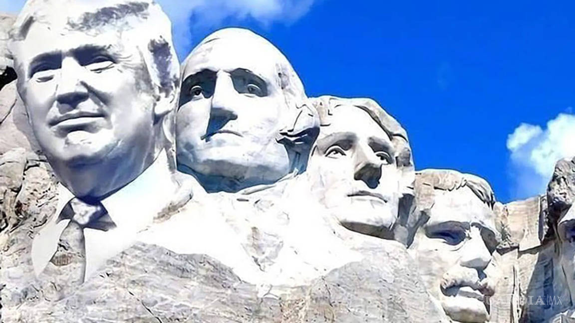 Trump quería agregar su rostro al Monte Rushmore