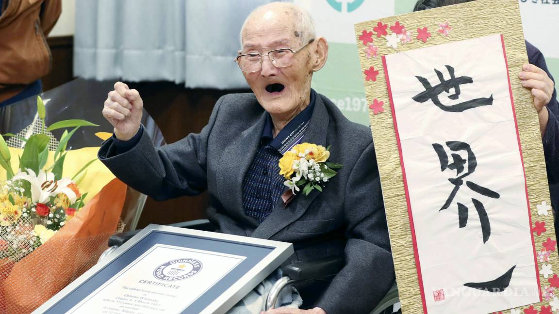 Chitetsu Watanabe de 112 tiene el récord Guinness de ser el hombre más anciano del mundo