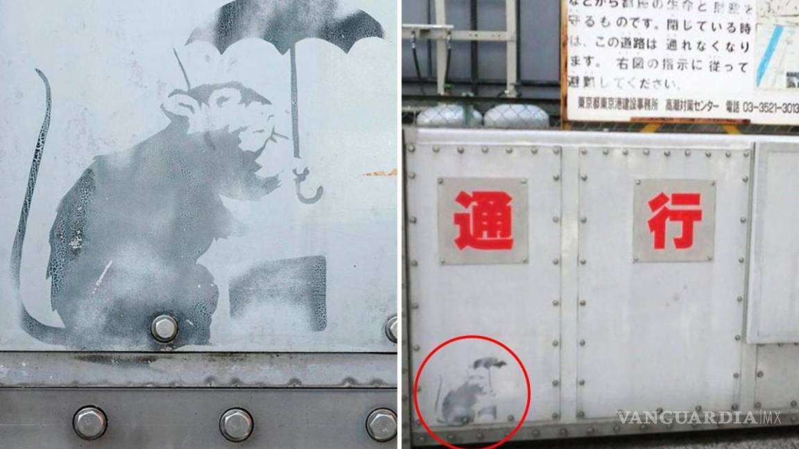 Un posible Banksy es descubierto en Japón