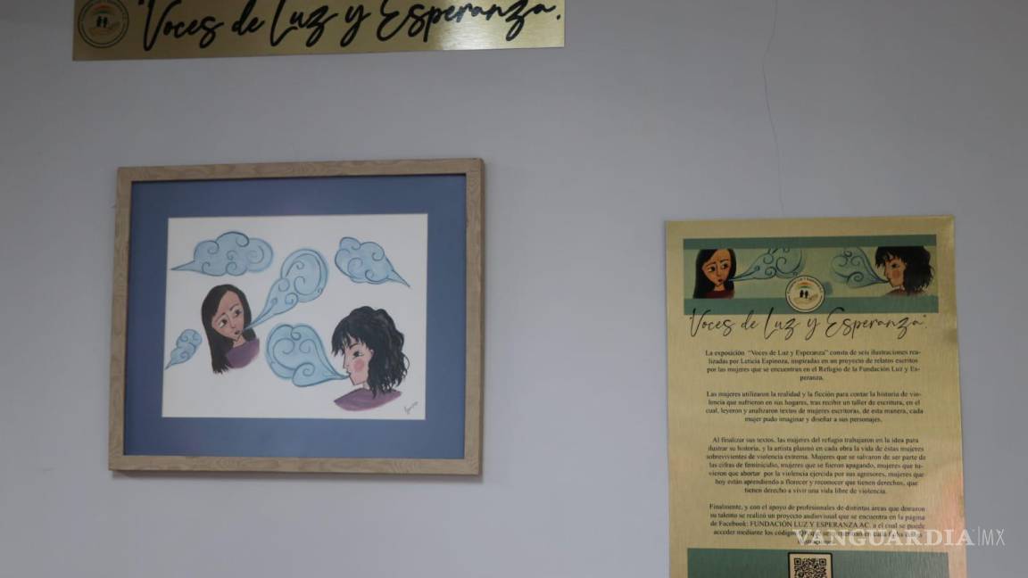Fundación Luz y Esperanza en Coahuila crea exposición que ilustra historias de mujeres sobrevivientes de violencia extrema