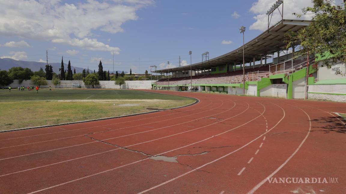 Rehabilitarán pista de atletismo del Estadio Olímpico de Saltillo con recursos de iniciativa privada