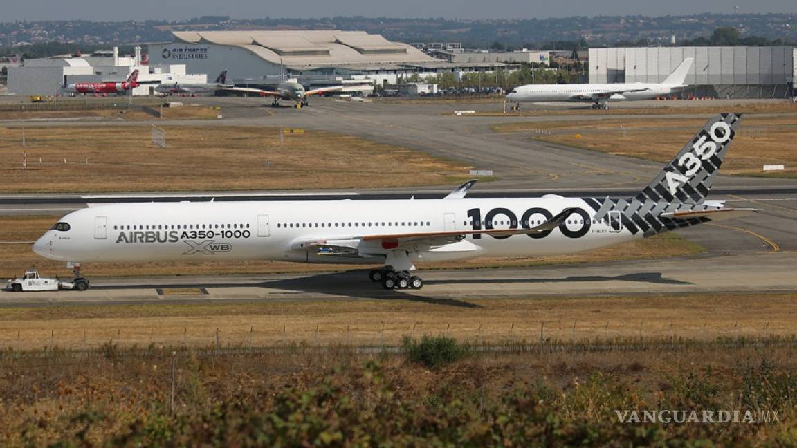 Nuevo Airbus A350-1000 inicia el primer vuelo de prueba en Toulouse