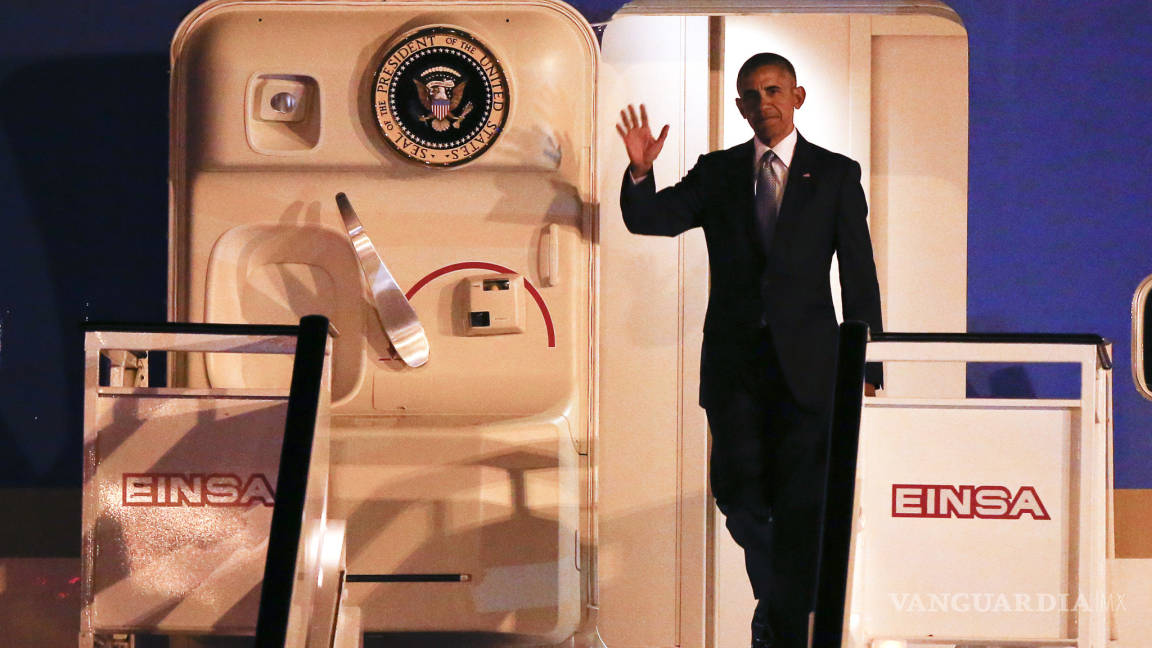 Barack Obama arriba a Madrid en breve visita