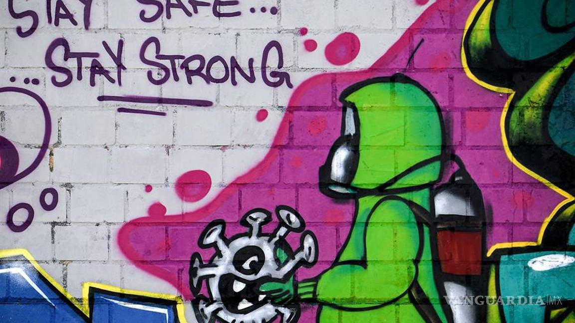 $!Coronavirus: Grafiteros de todo el mundo dan su propia batalla contra el COVID-19 y dan esperanzas a las personas