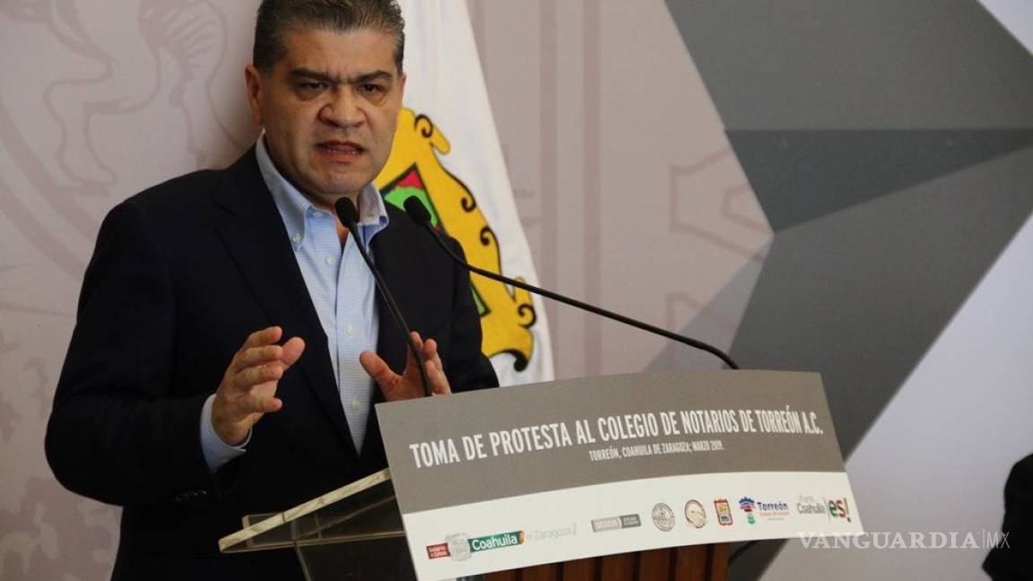 Gobernador de Coahuila anuncia la creación de la Unidad de Inteligencia Financiera