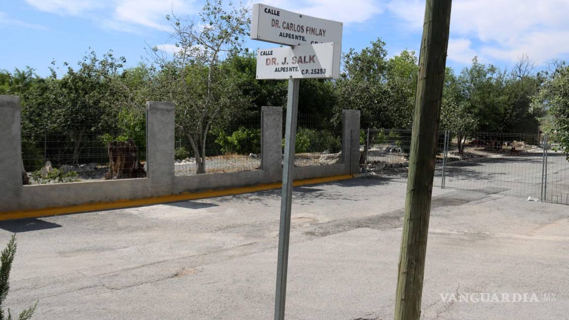 Permiso en calle de la colonia Alpes Norte de Saltillo es solo para colocar malla, no muro