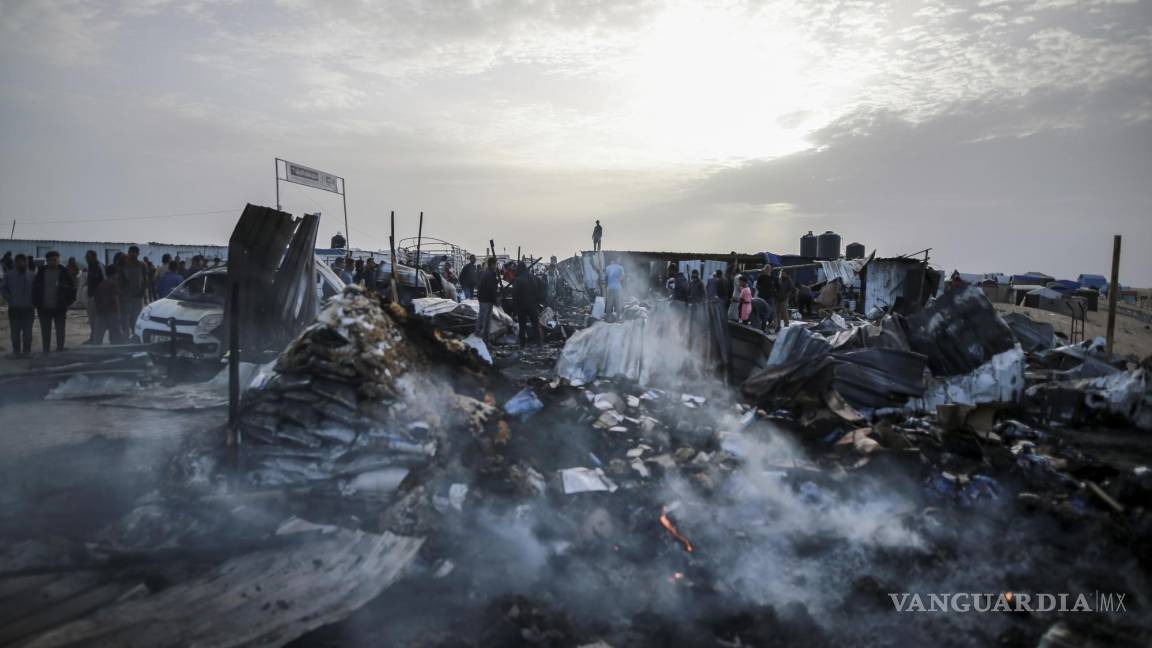 Condenan EU y la ONU ataque israelí contra desplazados en la ciudad de Rafah