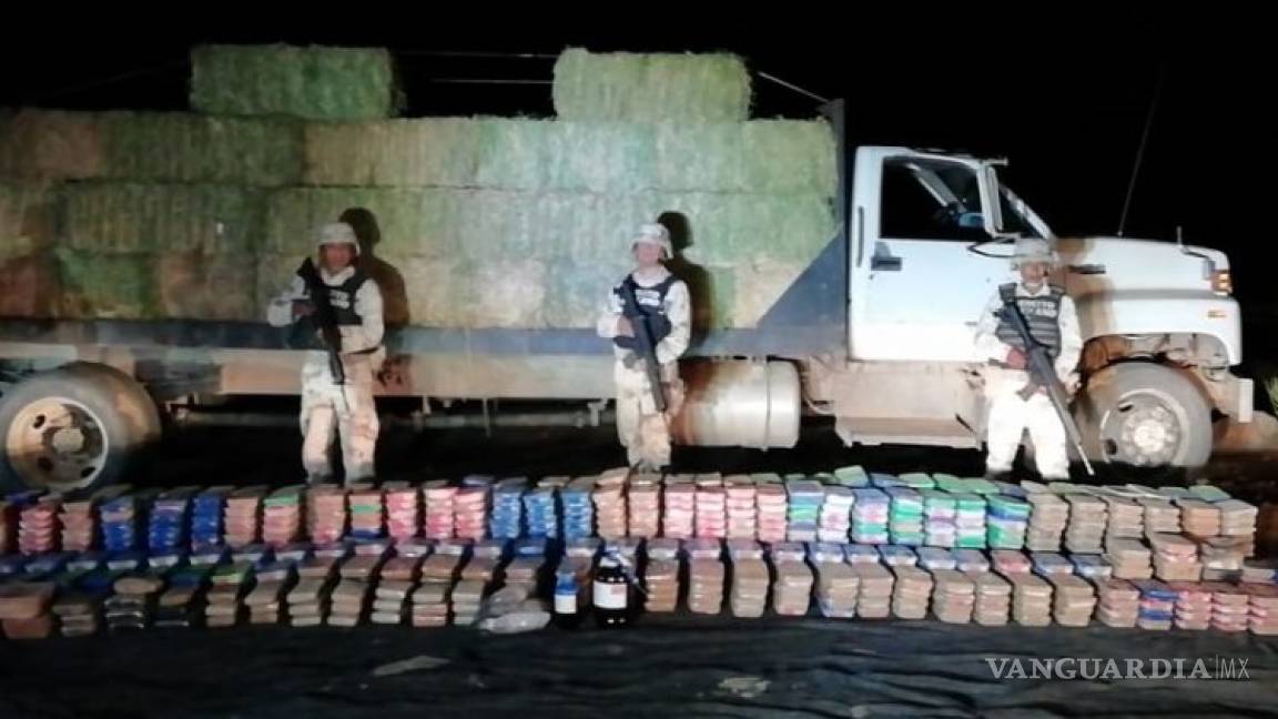 Sedena asegura casi una tonelada de drogas en Baja California