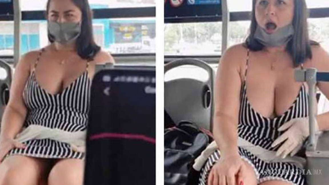 Buscan a mujer por grabar video porno en autobús público en plena cuarentena