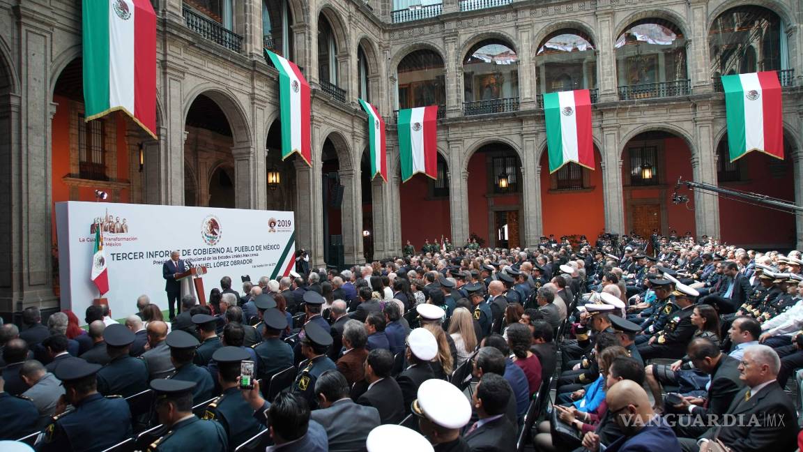 $!Así fue el primer informe de Gobierno de AMLO (Fotos)