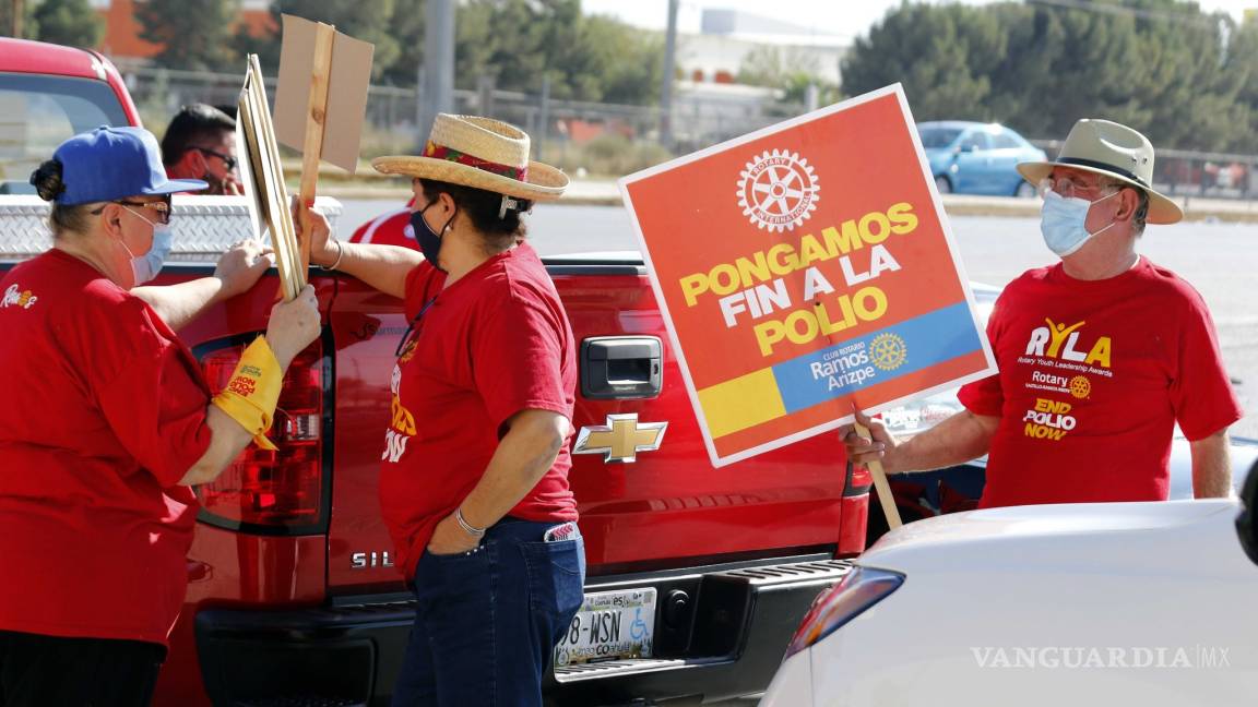 Conmemoran Día Mundial Contra la Polio con caravana en Ramos Arizpe y Saltillo