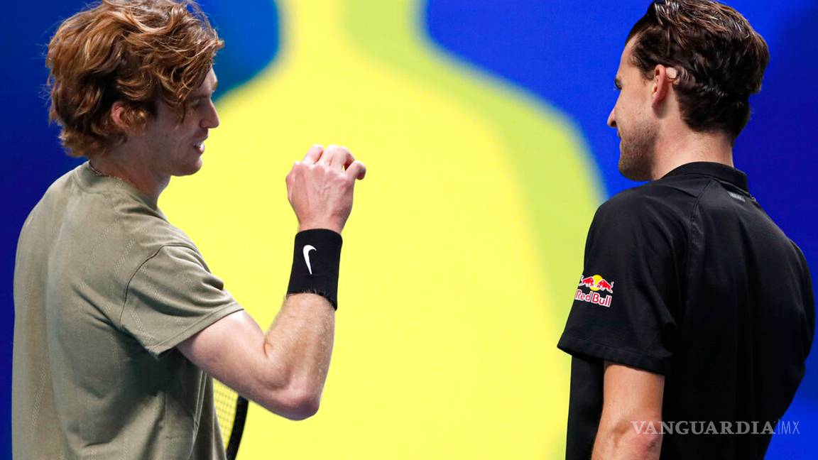 $!Andrey Rublev sorprende a Dominic Thiem