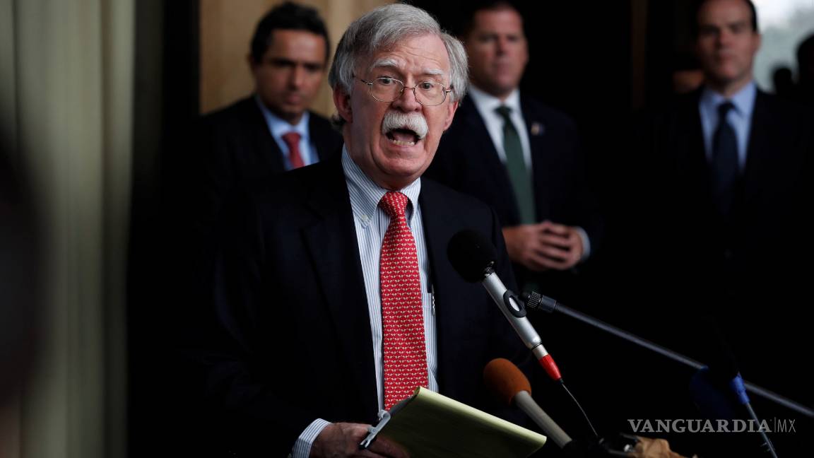 $!John Bolton advierte que el objetivo del bloqueo son Maduro y los que se oponen a Guaidó