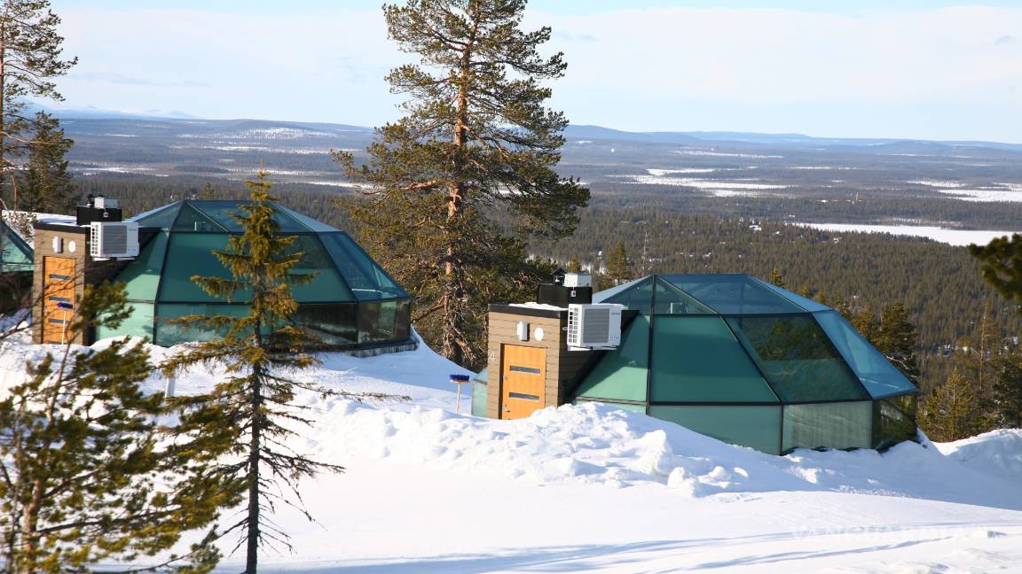 $!En Finlandia puedes ver las auroras boreales desde tu cuarto de hotel