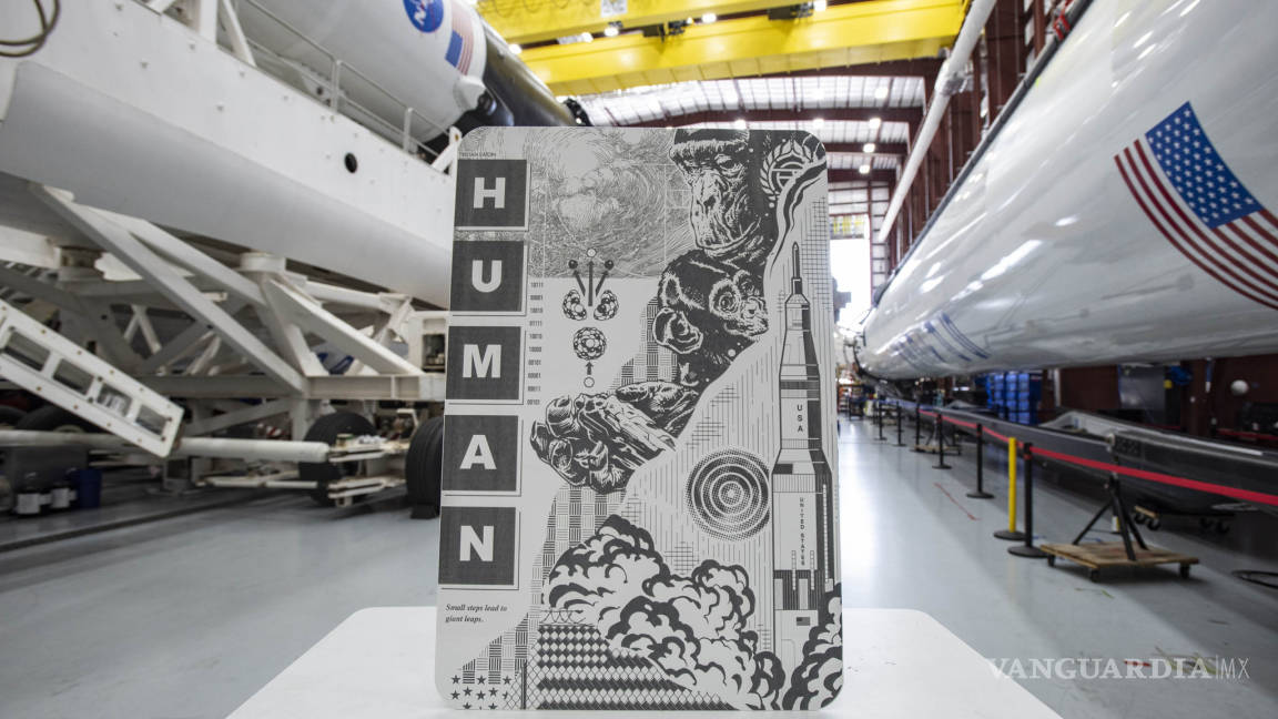 Obras de arte viajaron al espacio junto a la 'Crew Dragon' de SpaceX