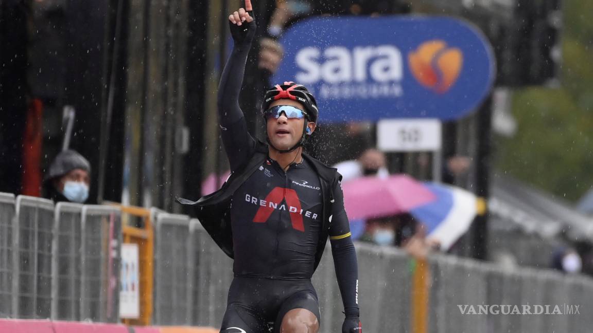 Jhonatan Narváez se convierte en el segundo ecuatoriano en ganar una etapa del Giro de Italia
