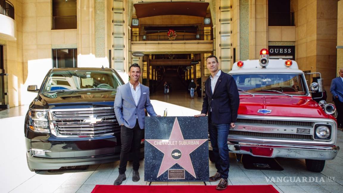 Chevrolet Suburban llega al paseo de la fama en Hollywood
