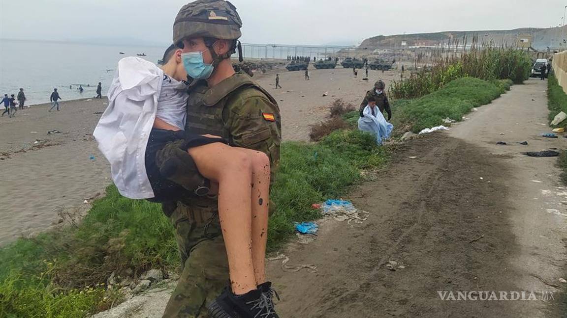 $!Migrantes en Ceuta, de la esperanza al drama en imágenes