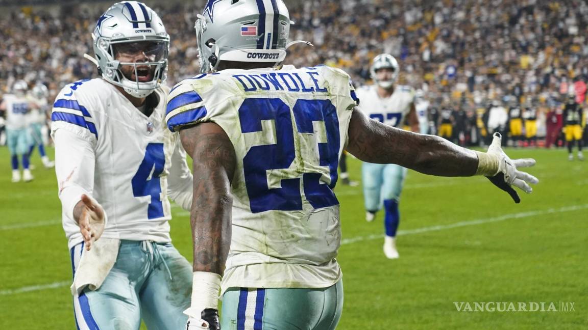 Cowboys de Dallas vencen a Steelers de Pittsburgh en dramático final