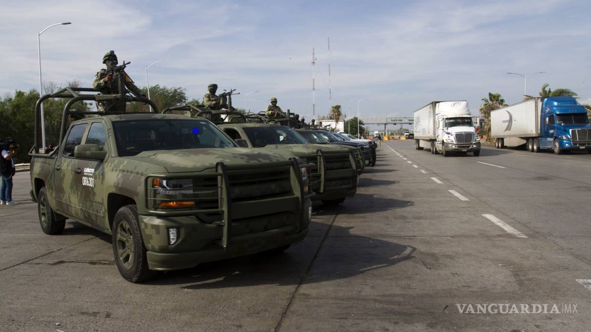 Supervisan los operativos de vigilancia en carretera en la Monterrey-Nuevo Laredo