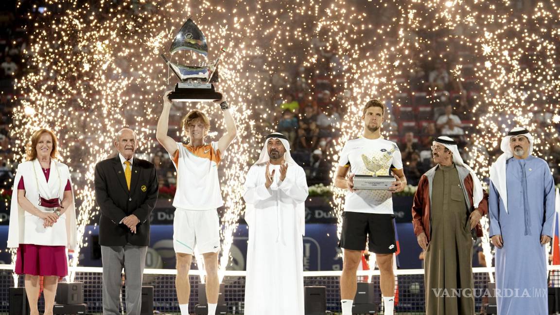 Andrey Rublev conquista Dubai sin contratiempos: supera a Jiri Vesely