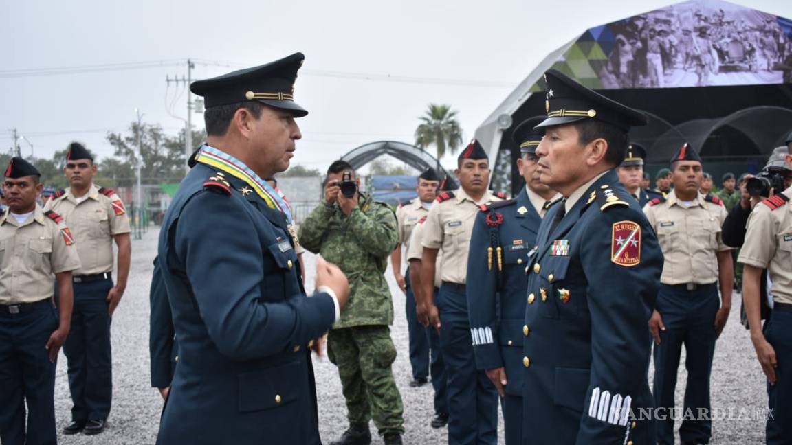 Otorgan ascensos y condecoraciones a personal militar en Monclova