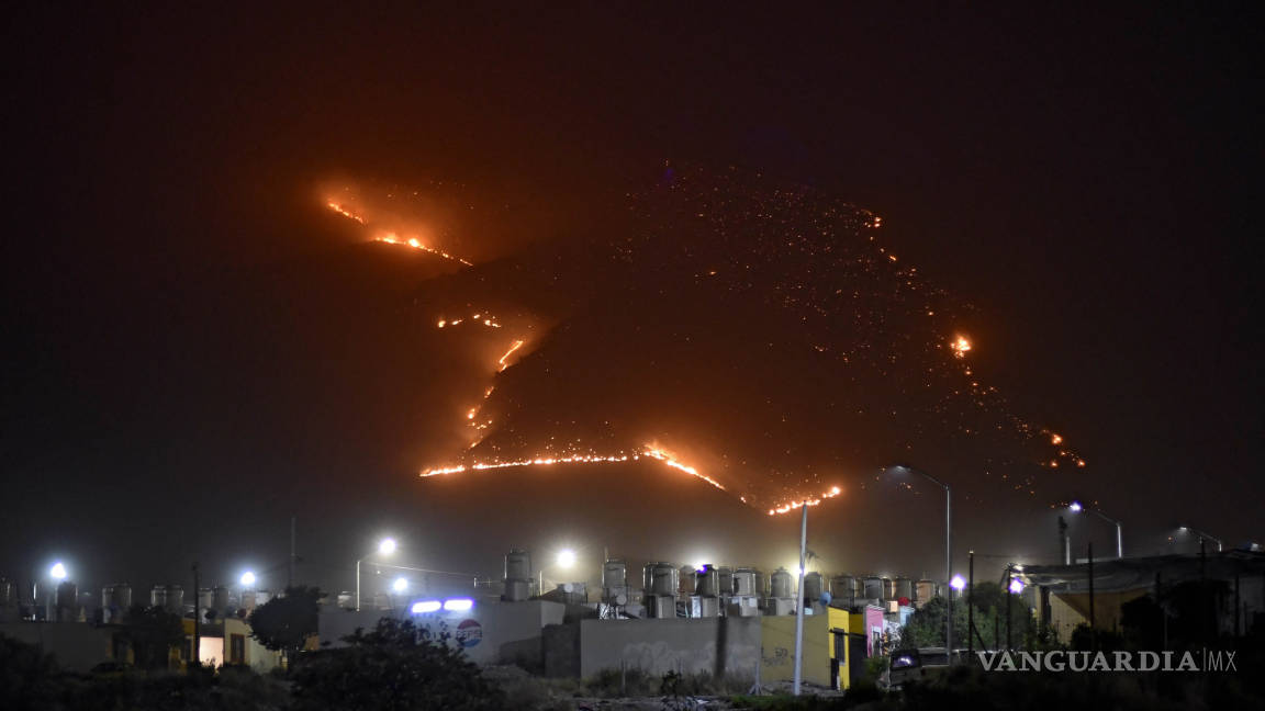 ‘Cercan’ 4 incendios a la Región Sureste de Coahuila; alcanzan llamas a la Sierra de Zapalinamé