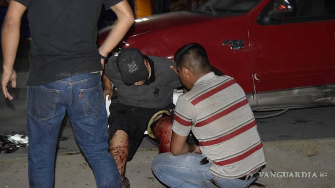 Personas armadas atacan a agentes del GATE de Monclova, Coahuila, en la colonia Praderas