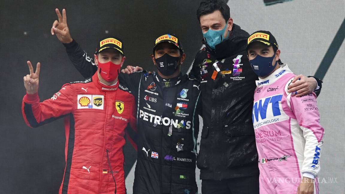 Los podios de 'Checo' Pérez en la F1