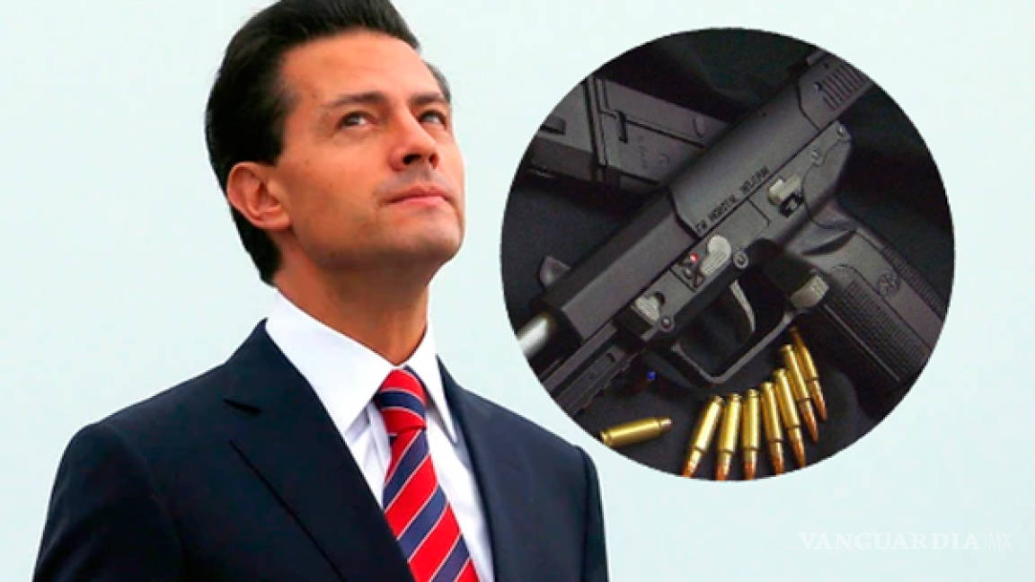 ¿Pistola &quot;matapolicias&quot;? Peña Nieto podría haber comprado una
