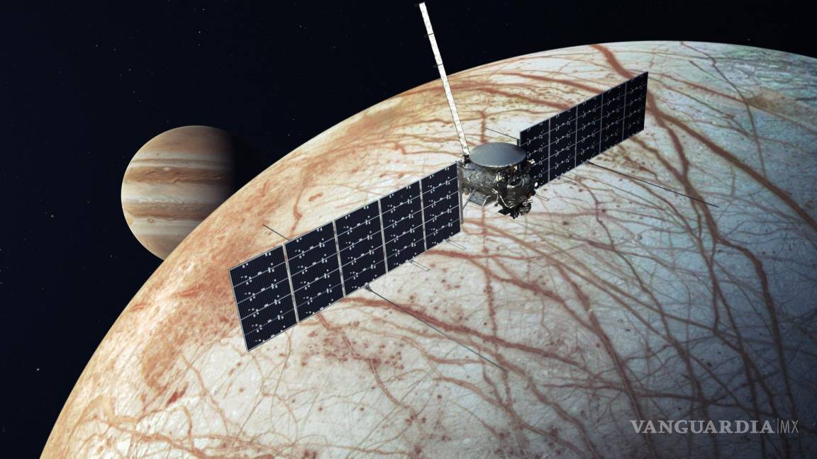 $!Representación artística de la misión Europa Clipper de la NASA en 2021.