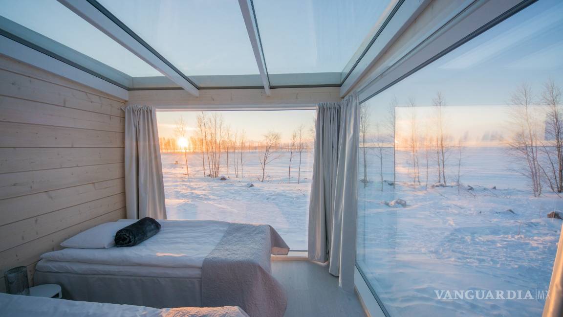 $!En Finlandia puedes ver las auroras boreales desde tu cuarto de hotel