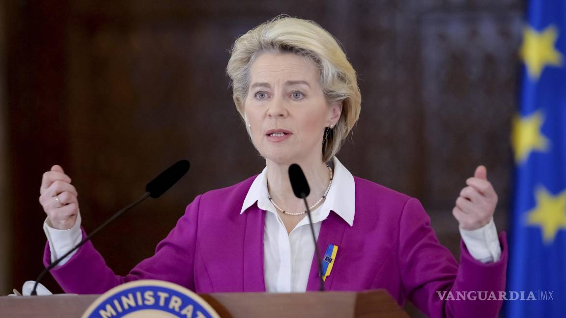 Ursula von der Leyen refrenda su apoyo ingreso de Ucrania a la UE