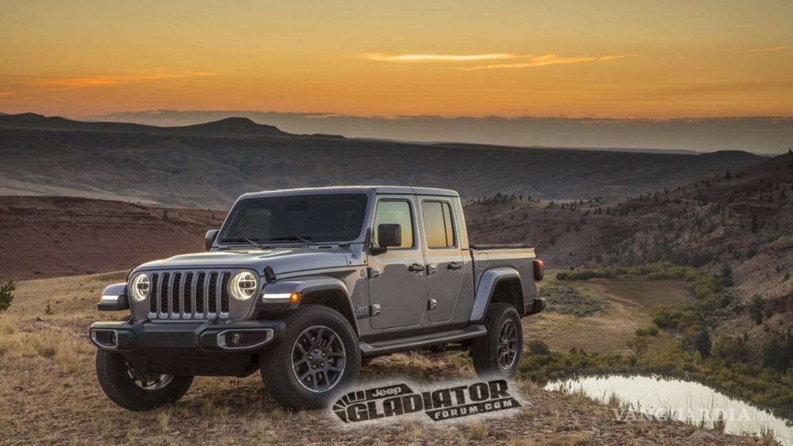 $!Jeep Gladiator, revelan la poderosa pick-up todoterreno... y descapotable