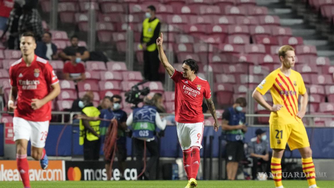 $!Benfica pasó por encima del Barza, equipo que no encuentra la fórmula ganadora.