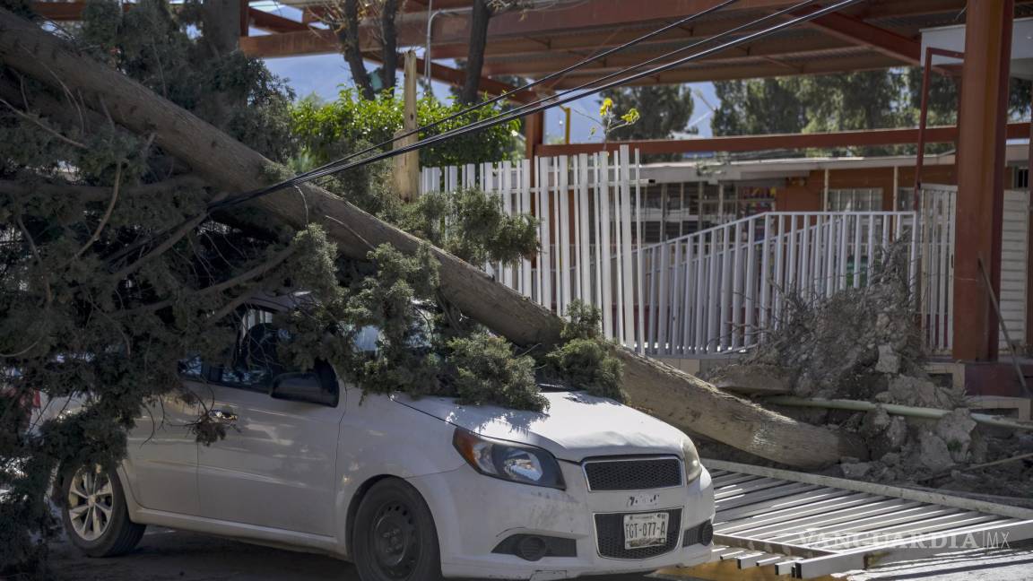 16 escuelas de Saltillo presentan daños por vientos