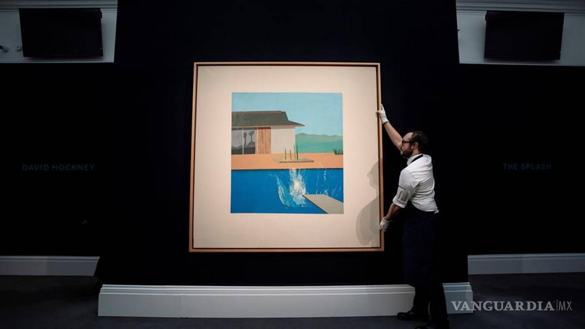 $!"The Splash", icono del Pop Art de David Hockney, se vende por 28 mde