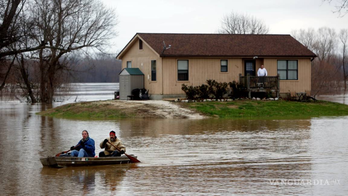 Inundaciones en cuenca del Misisipi dejan 24 muertos y 4 estados anegados