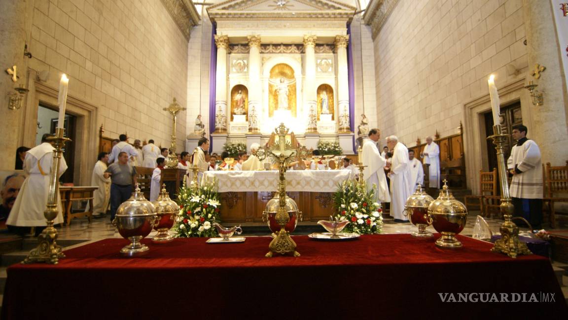 Será hasta junio la Misa Crismal en la Catedral de Saltillo