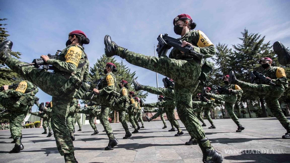 Ensaya personal del Ejército para próximo desfile militar