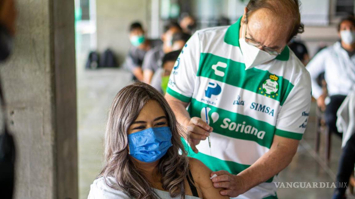 Torreón: vacuna contra COVID a jugadores del Santos