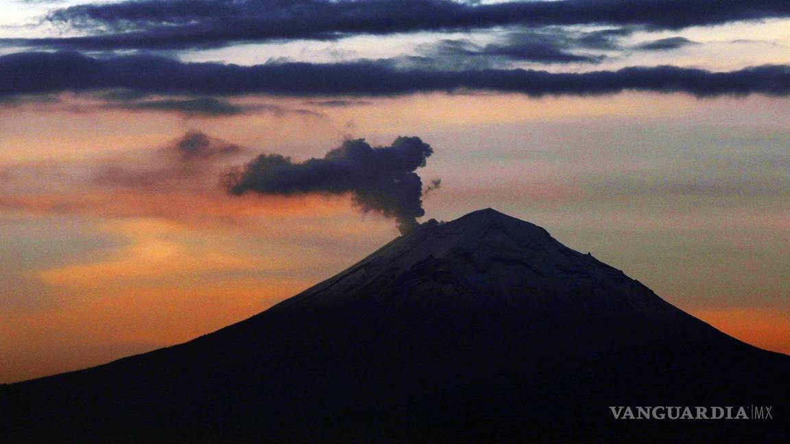 Asombrosas imágenes de la actividad del volcán Popocatépetl