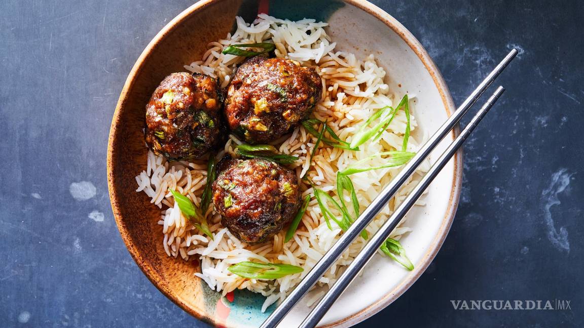 $!Albóndigas de ternera estilo barbacoa coreana (Julia Gartland/The New York Times)