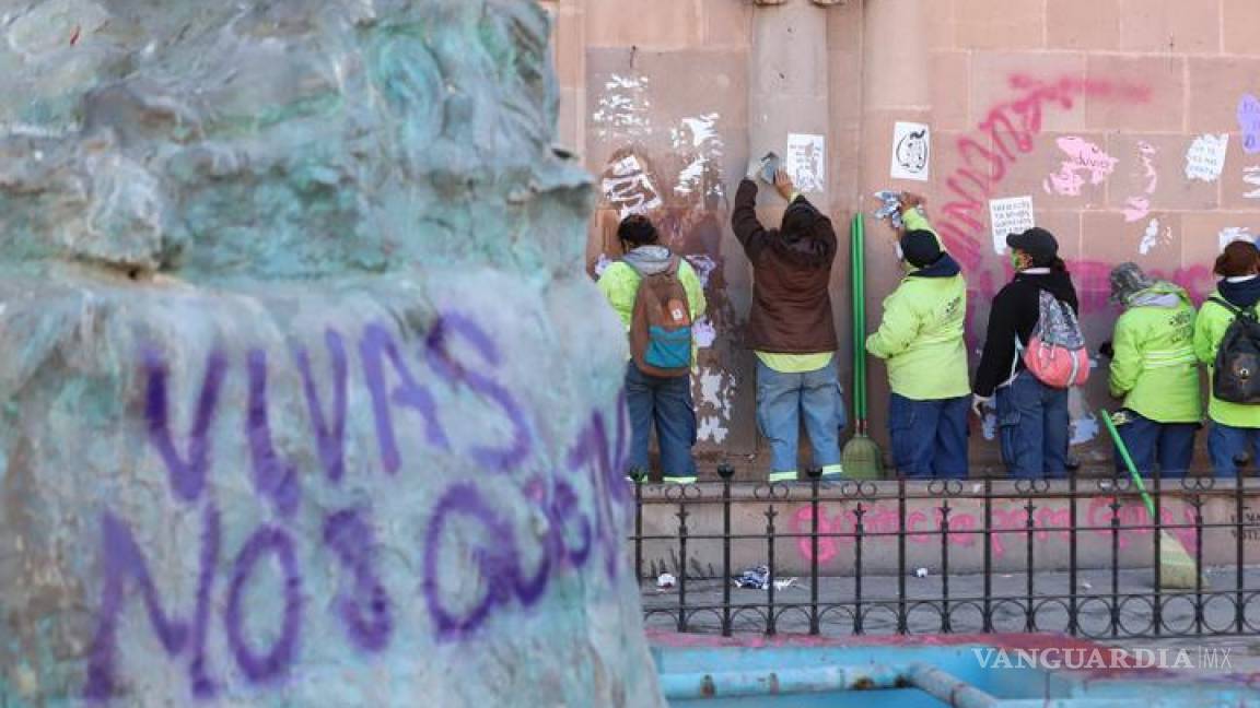 El problema no son las pintas si no la violencia que viven las mujeres, dicen activistas de movimiento feminista en Coahuila